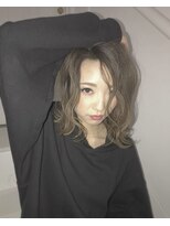 ファブフォー(FABFOR)&nbsp;切りっぱなしボブ×ラフウェーブ