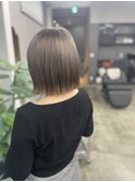 切りっぱなしグレージュ