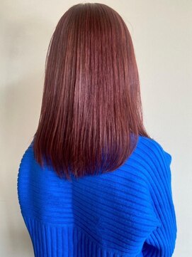 トップヘアーラウンジ 知立(TOP HAIR Lounge) 艶感カラーダブルチェリーレッド/ベビーピンク