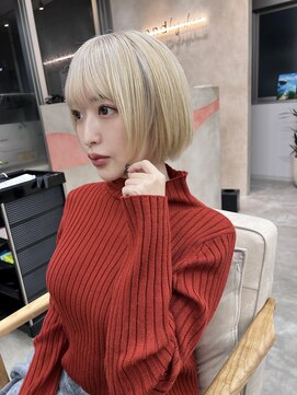 サンド 鹿児島中央(sand) @sei___sandインナーカラー/ショート/鹿児島中央駅