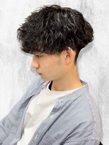 アンディ 御堂筋なんば店(ANDY)&nbsp;ツイストパーマ波巻きスパイラルパーマツーブロック難波心斎橋