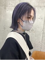 サクラ オモテサンドウ(SAKURA)&nbsp;デザインカラー　ラベンダーカラー　セクションカラー