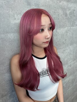 ルイス(L'wis) ハイトーンピンクシールエクステレイヤーロングヨシンモリ