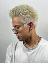 ヒロ銀座 バーバーショップ 札幌本店(HIRO GINZA BARBER SHOP)&nbsp;ハイライト/ツーブロックマッシュ/束感/波巻き/バーバー