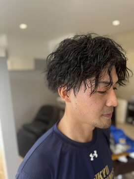 ヘアーサロン シャチ(SHACHI) メンズ×ツーブロ×パーマ