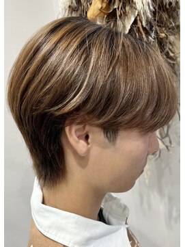 ネクストフォーヘアー(NEXT for hair) ダウンパーマ 毛流れ 韓国 ラウンドマッシュ