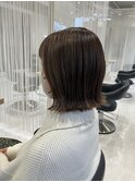外はねスタイル、ポイントハイライトカラー