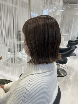 ルシードスタイルレーヴ(LUCIDO STYLE REVE) 外はねスタイル、ポイントハイライトカラー