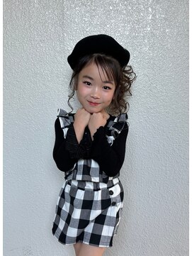 パリスパート2 ポニーテール かわいく カール サイド ヘアアレンジ