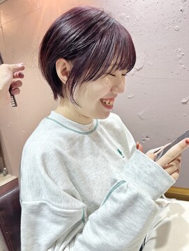 ラミエ バイ メルト 吉祥寺(lamie by melt) *滝田*似合わせショートカットラベンダーブラウンワインレッド
