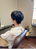 パーマショートヘア