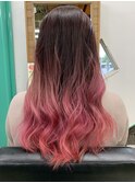 ゆらめく☆ピンクグラデーション