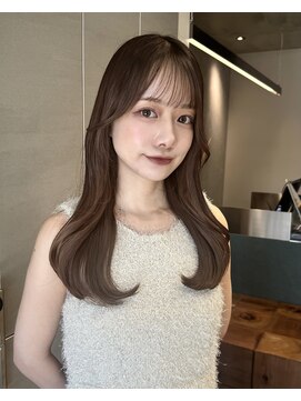 ロンド ロワール 門前仲町(Lond Loire) 韓国レイヤーカット/くびれ巻き/前髪顔周り/セミディ[門前仲町]