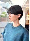 ショートカットショートヘアコンパクトショートボブ丸みショート