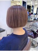 細めハイライト×ラベンダーピンク♪