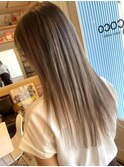 ハイライト×バレイヤージュ