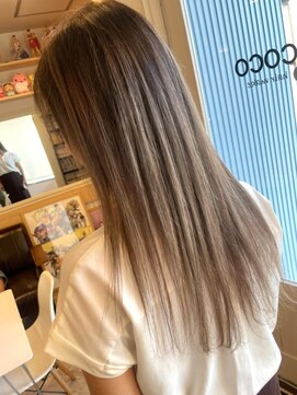 ヘア メイク ココ(hair make coco) ハイライト×バレイヤージュ