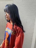 ラ ミュウ 八王子(LA.MIU)&nbsp;ブルーカラー　韓国風　ケアブリーチ