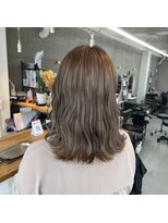 ラル(Lull)&nbsp;【ブリーチなしグレージュ】こなれボブ/髪質改善/天神/今泉