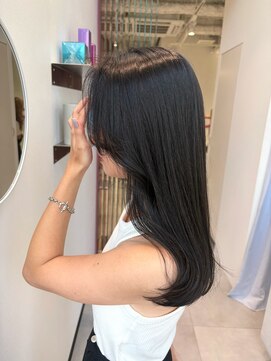 ソト 銀座(soto.) ミディアムヘア/暗めカラー/デザインカラー/レイヤーカット/銀座