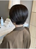 すっきりショートヘア