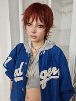 レコ 渋谷(LECO)&nbsp;オレンジブラウンショートレイヤー