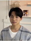 センターパート/ラウンドマッシュ/フェザーショート