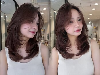 ハーバイリンヘアー(her by rin hair)の写真/《表参道で叶える》大人のトレンドレイヤー×高濃度トリートメントで品のある色気と余裕を纏う"憧れヘア"に