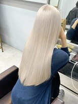 オズ 郡山駅前店(OZ)&nbsp;小顔レイヤーカット×アッシュブラウン髪質改善透明感ベージュ◎