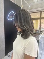 シーエス メイド バイ シャチュー 沖縄店(CS made by SHACHU)&nbsp;コントラストハイライト　× 海外風レイヤー