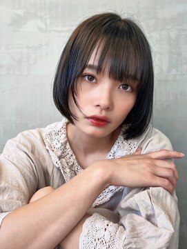 セイドット フクオカ(Say.FUKUOKA) 【Say.福岡】内巻きボブ×前髪×暗めカラー×髪質改善×縮毛矯正