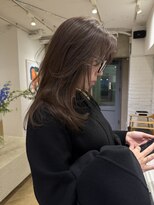 ローレンアオ(LOREN AO)&nbsp;黒髪/ボブルフ/ネビージュ/小顔/ワンレン/栄/髪質改善