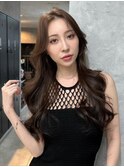 ブリーチなしモカベージュ/大人上品な韓国レイヤーカット