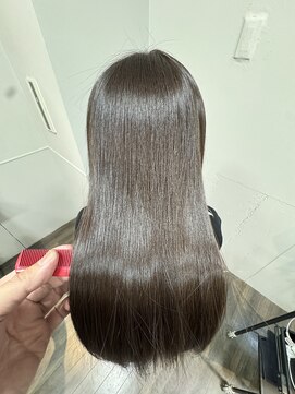 セレスト 福岡天神店(CELESTE) 【甲斐】艶めく透明感大人女子のためのヴァイオレットグレージュ