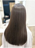 ベージュカラー髪質改善ストレート縮毛矯正