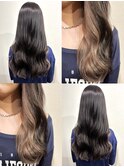 コントラストが可愛いグレージュインナーカラー【佐藤】
