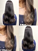 グルグル 新小岩店(GULGUL)&nbsp;コントラストが可愛いグレージュインナーカラー【佐藤】