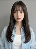 髪質改善ハッシュカット顔周りザクザクレイヤーカットグレージュ
