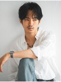 メンズショート/バングカール/ナチュラルマッシュショート