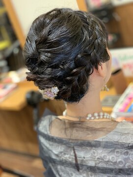 ヘアースタジオ ビームス 西江井ヶ島店(Hair Studio BEAMS) お呼ばれヘアー