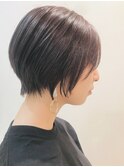 大人かわいい前下がりエッジショート【RENJISHI 松岡】