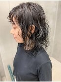 くるくるパーマ、スパイラルパーマ、ウェットへア