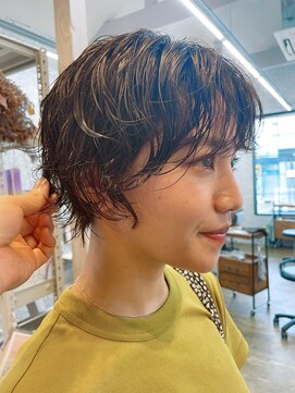 カノエ 松江学園店(canoe) ウェットショートパーマ