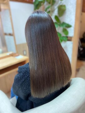 ユッカ エコル 塚口(YUCCA ekolu) ekolu style 383/アッシュグレージュ/サラツヤロング