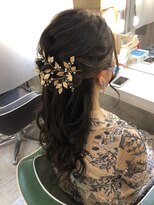 ヘアメイク エンカレッジ(HAIR MAKE encourage)&nbsp;ハーフアップ