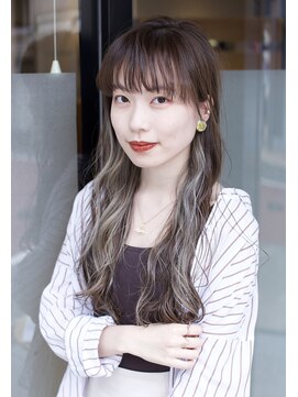 ウィーブス セタガヤ(weaves -SETAGAYA-) イヤリングカラー×シルバーベージュ【weaves-SETAGAYA-】