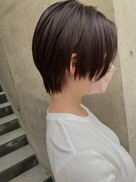 レフ(LEF) 【オダオススメ！】ハンサムショート/ディープパープルブラウン