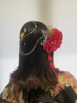 ブロッサム 若葉店(Blossom) 外ハネ 水引金箔花飾り添え