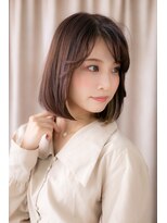 カバーヘア ブリス 川口(COVER HAIR bliss)&nbsp;艶感大人ハイライトうる艶髪前下がり小顔ボブZ川口10代20代30代