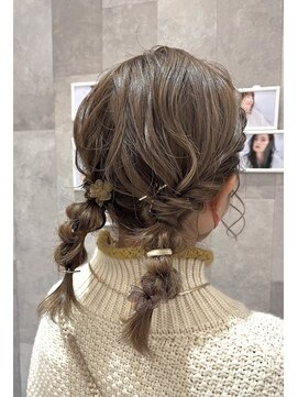 ユニックス ララポート豊洲店(UNIX Salon&Spa) ヘアセット/セット/ヘアアレンジ/編み込み/成人式/結婚式/2次会